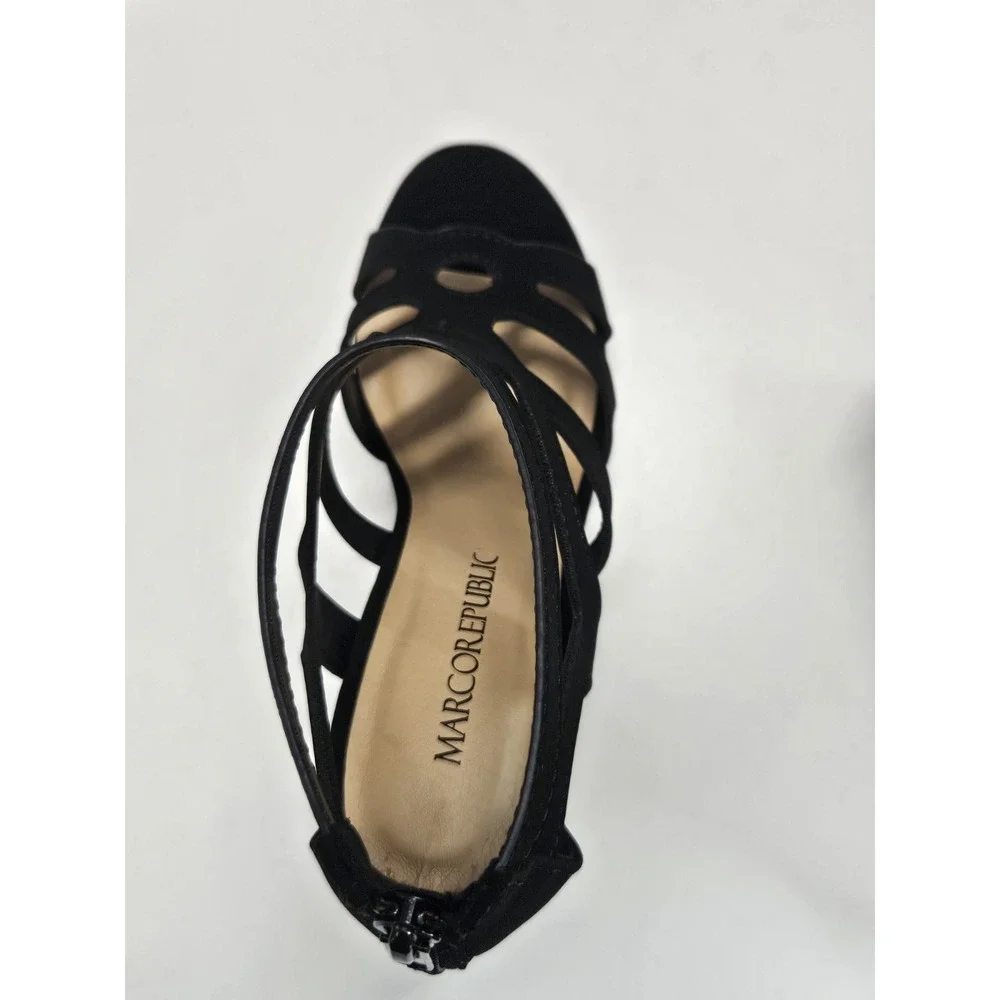 Marco Republic, Woman's‎ Size 8 Black Nubuck, 